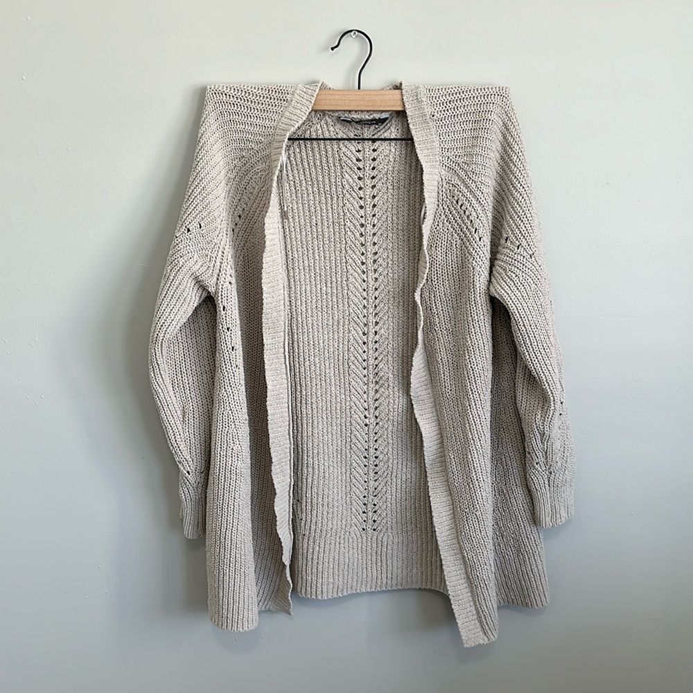 Cream cardigan